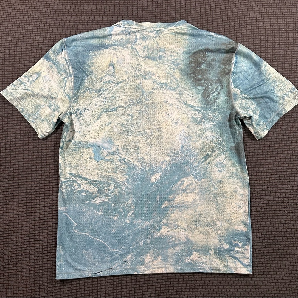 Loco Skailz Fishing Shirt Mens Medium Blue Performance Graphic Tee - Picture 4 of 4